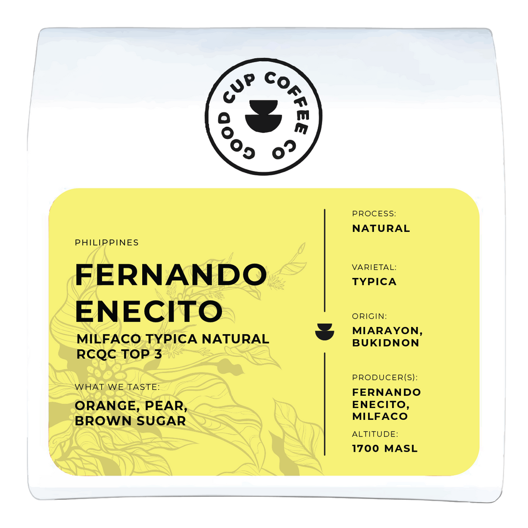 Philippines Fernando Enecito MILFACO Typica Natural RCQC Top 3