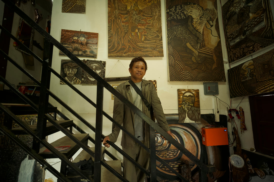 Rowins Paints With Soil and Coffee