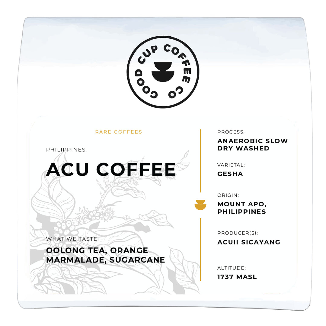 Philippines Acu Coffee Anaerobic Slow Drying Gesha Washed
