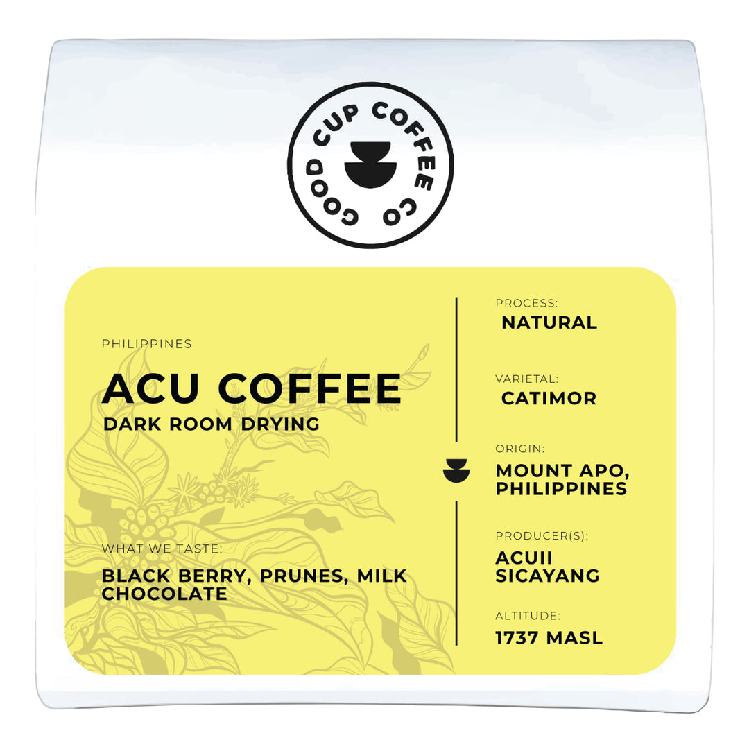 Philippines Acu Catimor Dark Room Drying Natural