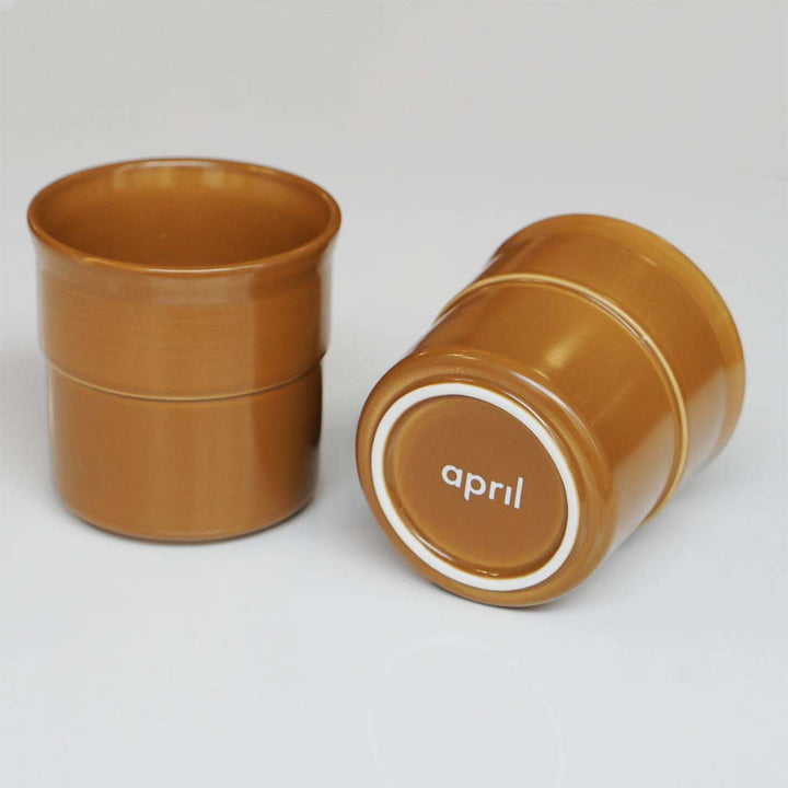 April Coffee Cups Brown