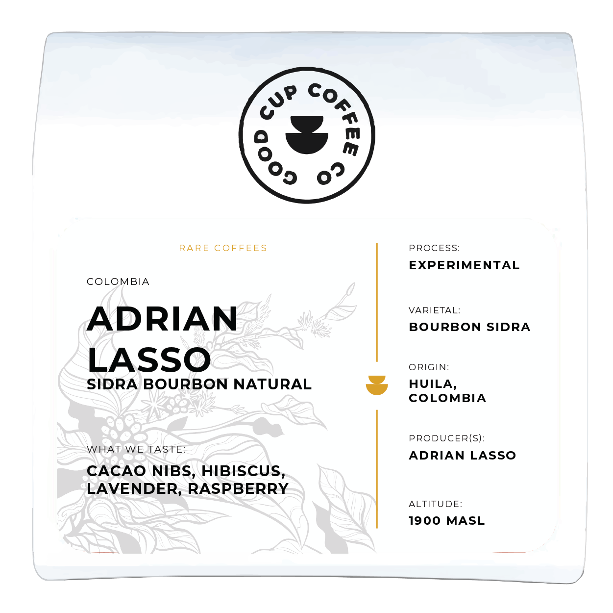 Colombia Adrian Lasso Sidra Bourbon Natural