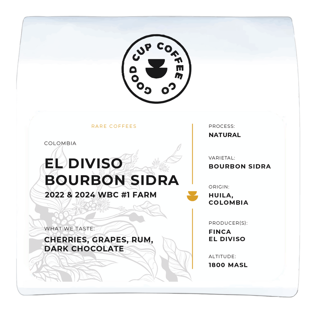 Colombia El Diviso Bourbon Sidra 2002 & 2024 WBC #1 Farm