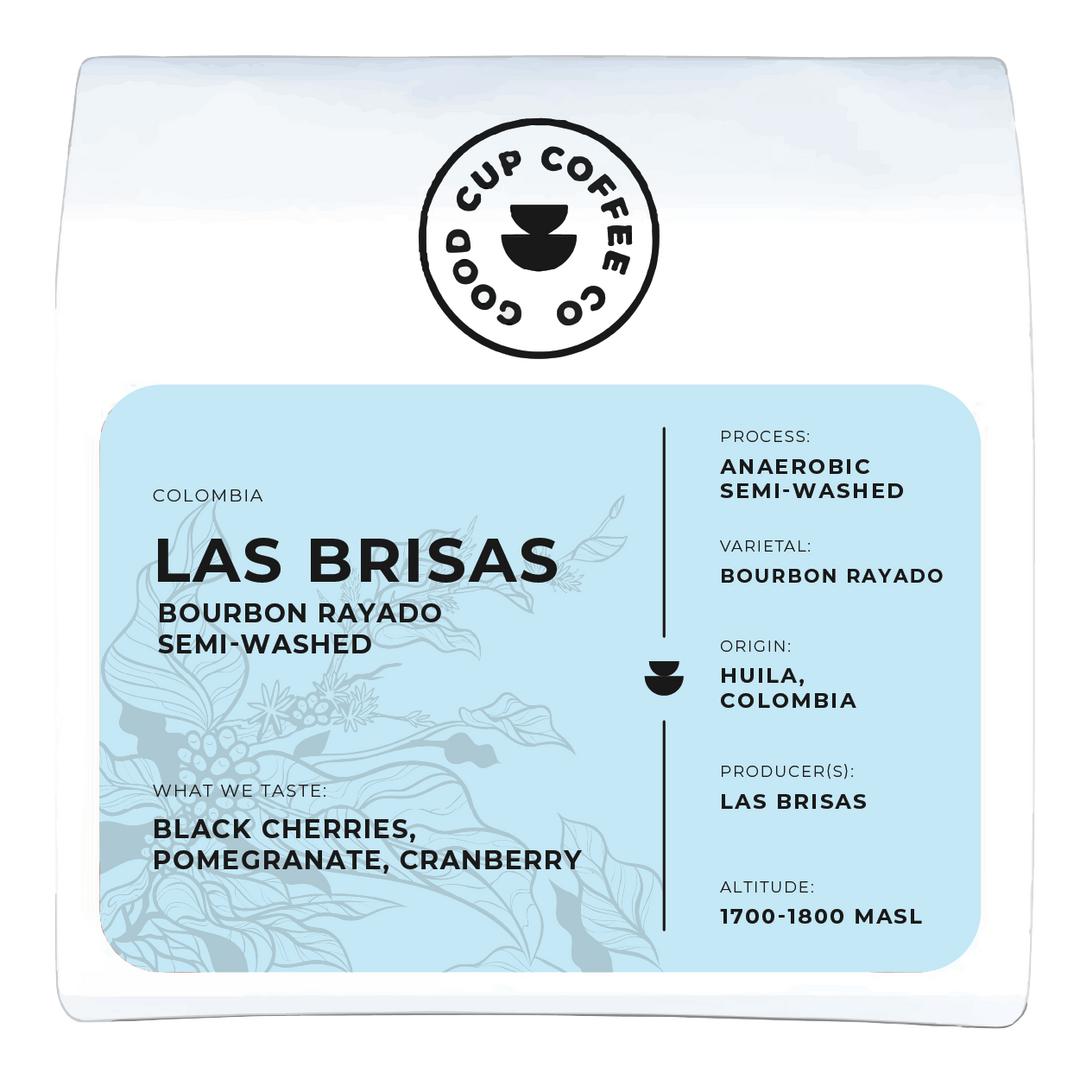 Colombia Las Brisas Bourbon Rayado Semi-Washed