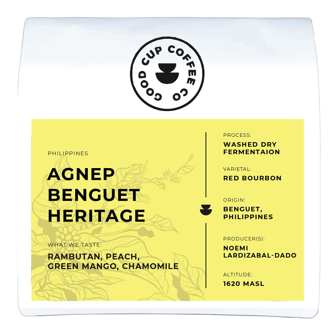 Philippines Agnep Typica Red Bourbon Washed Dry Fermentation