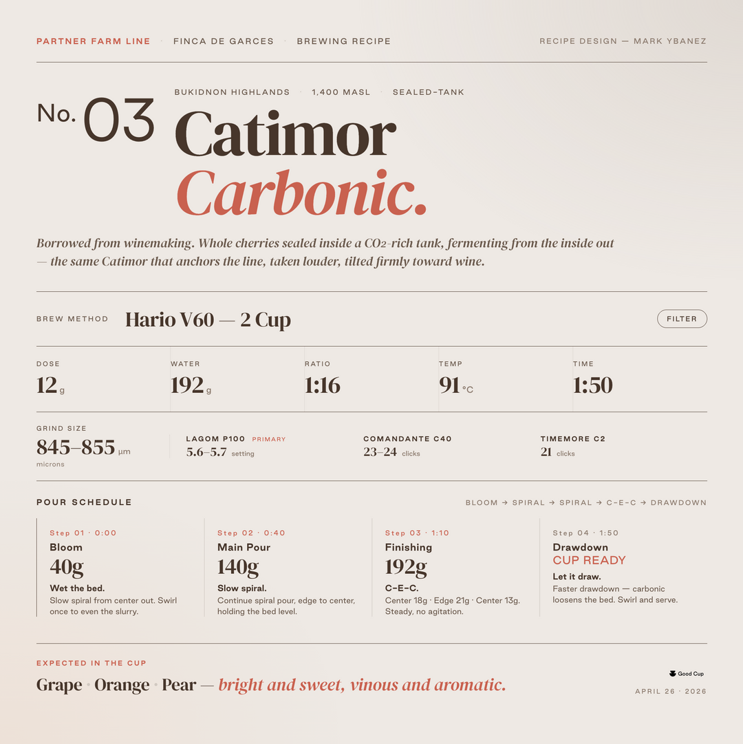 Philippine Finca De Garces Catimor Carbonic Process