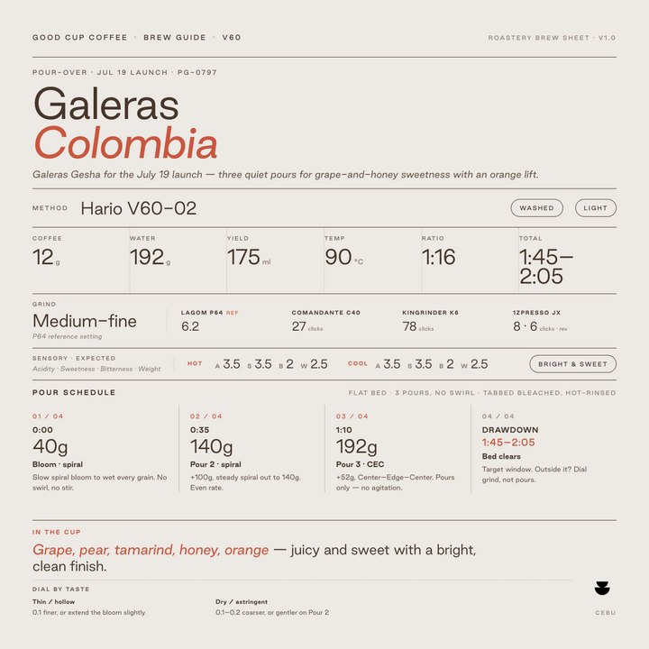 Colombia Galeras Gesha