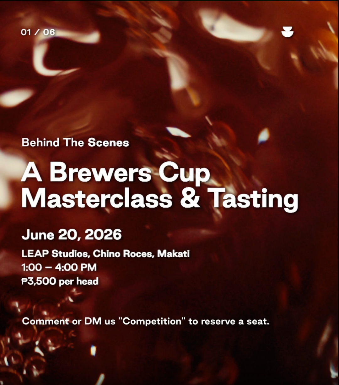 Behind The Scenes: A Brewers Cup Masterclass & Tasting