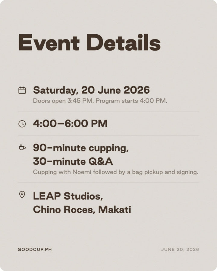 Agnep Heritage Coffee Farm Cupping (Free)